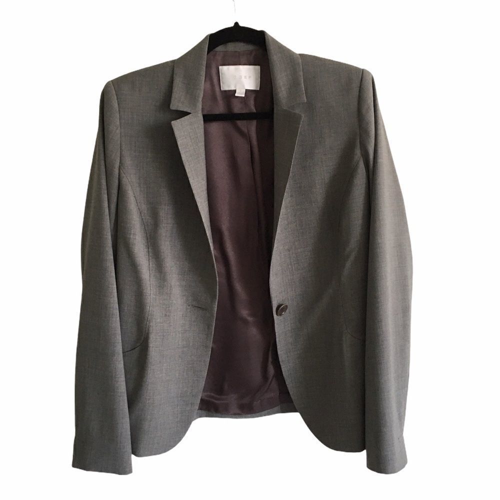 𝅺JOSEF Tiger of Sweden Wool Blazer Light Grey 8